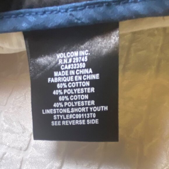 Volcom Corpo Class Tan Chino Shorts Flat Front Classic Casual Comfort   Size 29 - Picture 4 of 8